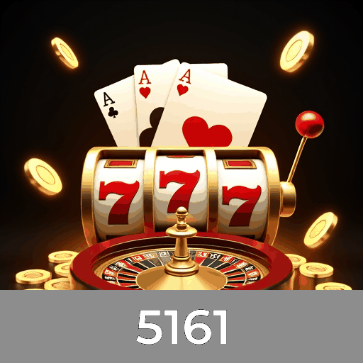 5161: Slots com Mega Jackpot, Jogos de Mesa Variados, Dealer ao Vivo Imersivo